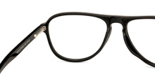 Load image into Gallery viewer, Black Aviator Full Rim Unisex Eyeglasses by Vincent Chase Computer Glasses-142733