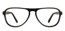 Load image into Gallery viewer, Black Aviator Full Rim Unisex Eyeglasses by Vincent Chase Computer Glasses-142733