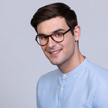 Load image into Gallery viewer, Brown Aviator Full Rim Unisex Eyeglasses by Vincent Chase Online-130260