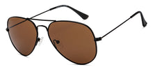 Load image into Gallery viewer, Black Aviator Full Rim Unisex Sunglasses by Vincent Chase Polarized-208873