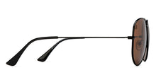 Load image into Gallery viewer, Black Aviator Full Rim Unisex Sunglasses by Vincent Chase Polarized-208873