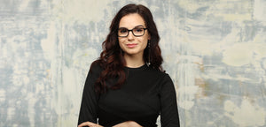 Black Rectangle Full Rim Unisex Eyeglasses by Vincent Chase VC-121430