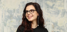 Load image into Gallery viewer, Black Rectangle Full Rim Unisex Eyeglasses by Vincent Chase VC-121430