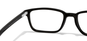 Black Rectangle Full Rim Unisex Eyeglasses by Vincent Chase VC-121430