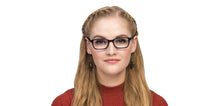 Load image into Gallery viewer, Blue Rectangle Full Rim Unisex Eyeglasses by Vincent Chase Online-121429