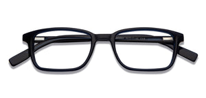 Blue Rectangle Full Rim Unisex Eyeglasses by Vincent Chase Online-121429