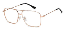 Load image into Gallery viewer, Rose Gold Square Full Rim Unisex Eyeglasses by Vincent Chase VC-134824