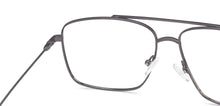 Load image into Gallery viewer, Gunmetal Square Full Rim Unisex Eyeglasses by Vincent Chase-134825