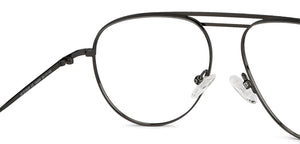 Gunmetal Aviator Full Rim Unisex Eyeglasses by Vincent Chase Essentials-134836