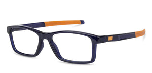 Blue Rectangle Full Rim Unisex Eyeglasses by Lenskart Air Computer Glasses-138130