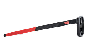 Black Rectangle Full Rim Unisex Eyeglasses by Lenskart Air Online-135163