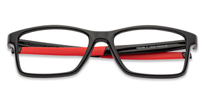 Black Rectangle Full Rim Unisex Eyeglasses by Lenskart Air Online-135163