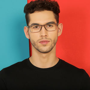 Transparent Rectangle Full Rim Unisex Eyeglasses by Lenskart Air Online-135164