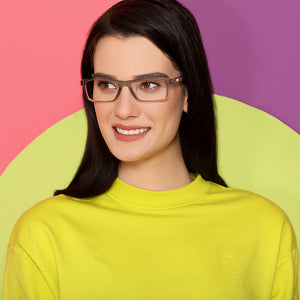 Transparent Rectangle Full Rim Unisex Eyeglasses by Lenskart Air Online-135164