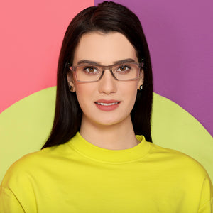 Transparent Rectangle Full Rim Unisex Eyeglasses by Lenskart Air Online-135164