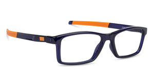 Blue Rectangle Full Rim Unisex Eyeglasses by Lenskart Air Computer Glasses-138130