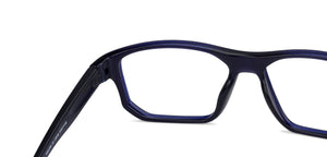Blue Rectangle Full Rim Unisex Eyeglasses by Lenskart Air Online-135168