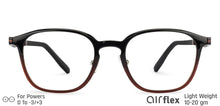 Load image into Gallery viewer, Black Rectangle Full Rim Unisex Eyeglasses by Lenskart Air LA-135176