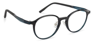 Blue Round Full Rim Unisex Eyeglasses by Lenskart Air-135185