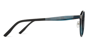 Blue Round Full Rim Unisex Eyeglasses by Lenskart Air-135185