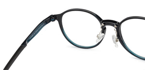 Blue Round Full Rim Unisex Eyeglasses by Lenskart Air-135185