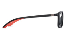 Load image into Gallery viewer, Black Rectangle Full Rim Unisex Eyeglasses by Lenskart Air Online-135169