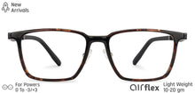 Load image into Gallery viewer, Brown Square Full Rim Unisex Eyeglasses by Lenskart Air LA-135180
