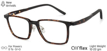 Load image into Gallery viewer, Brown Square Full Rim Unisex Eyeglasses by Lenskart Air LA-135180