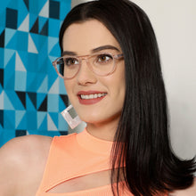 Load image into Gallery viewer, Transparent Aviator Full Rim Women Eyeglasses by Vincent Chase VC-134460