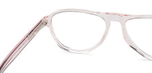 Load image into Gallery viewer, Transparent Aviator Full Rim Women Eyeglasses by Vincent Chase VC-134460