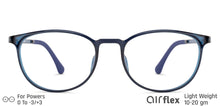 Load image into Gallery viewer, Blue Round Full Rim Unisex Eyeglasses by Lenskart Air LA-134590