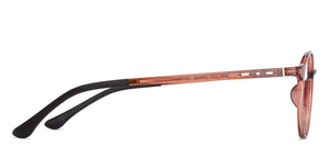 Brown Round Full Rim Unisex Eyeglasses by Lenskart Air LA-134593