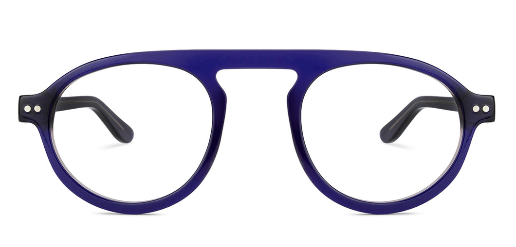 Blue Round Full Rim Unisex Eyeglasses by Vincent Chase Online-134463