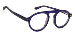 Blue Round Full Rim Unisex Eyeglasses by Vincent Chase Online-134463