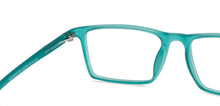 Load image into Gallery viewer, Green Rectangle Full Rim Kid Eyeglasses by Vincent Chase Kids-134689