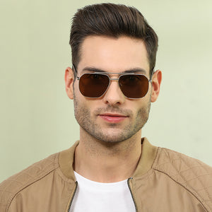 Silver Square Full Rim Unisex Sunglasses by Vincent Chase Online-135531