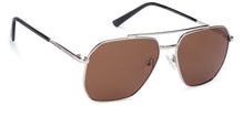 Load image into Gallery viewer, Silver Square Full Rim Unisex Sunglasses by Vincent Chase Online-135531