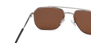 Silver Square Full Rim Unisex Sunglasses by Vincent Chase Online-135531
