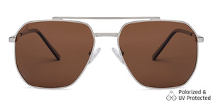 Silver Square Full Rim Unisex Sunglasses by Vincent Chase Online-135531