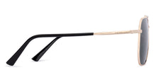 Load image into Gallery viewer, Gold Square Full Rim Unisex Sunglasses by Vincent Chase Online-135532