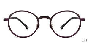 Blue Round Full Rim Unisex Eyeglasses by Lenskart Air Online-134306