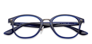 Blue Wayfarer Full Rim Unisex Eyeglasses by Vincent Chase Online-129618