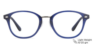 Blue Wayfarer Full Rim Unisex Eyeglasses by Vincent Chase Online-129618