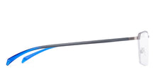 Load image into Gallery viewer, Grey Rectangle Half Rim Unisex Eyeglasses by Lenskart Air Computer Glasses-138222