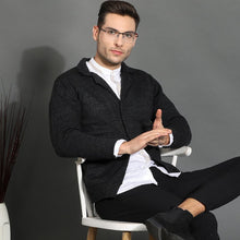 Load image into Gallery viewer, Black Rectangle Half Rim Unisex Eyeglasses by Lenskart Air Online-134709