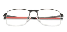 Load image into Gallery viewer, Black Rectangle Half Rim Unisex Eyeglasses by Lenskart Air Online-134709