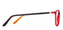 Load image into Gallery viewer, Red Round Full Rim Unisex Eyeglasses by John Jacobs Computer Glasses-142104