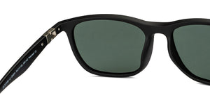 Black Wayfarer Full Rim Unisex Sunglasses by Vincent Chase Polarized-204841
