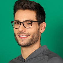 Load image into Gallery viewer, Blue Round Full Rim Unisex Eyeglasses by Lenskart Air Online-135616