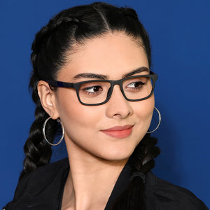 Grey Rectangle Full Rim Unisex Eyeglasses by Lenskart Air Online-135618